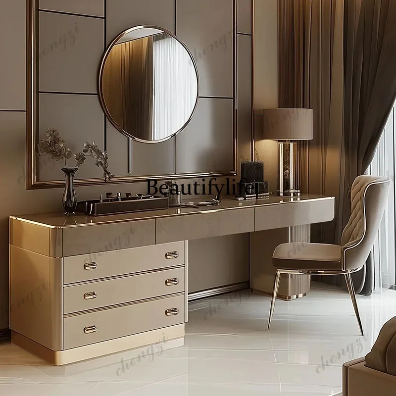 E182 Full Set Wooden Vanity Ta - đánh giá và giá Beauty Makeup Vanity Set