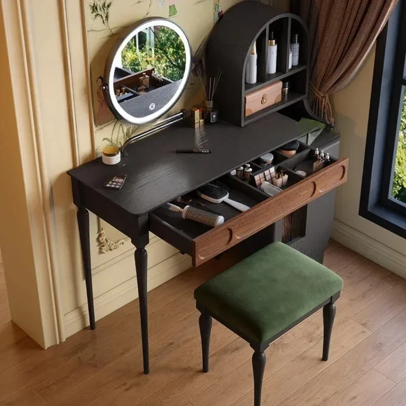 Organizer Black Vanity Table D - đánh giá và giá Beauty Makeup Vanity Set