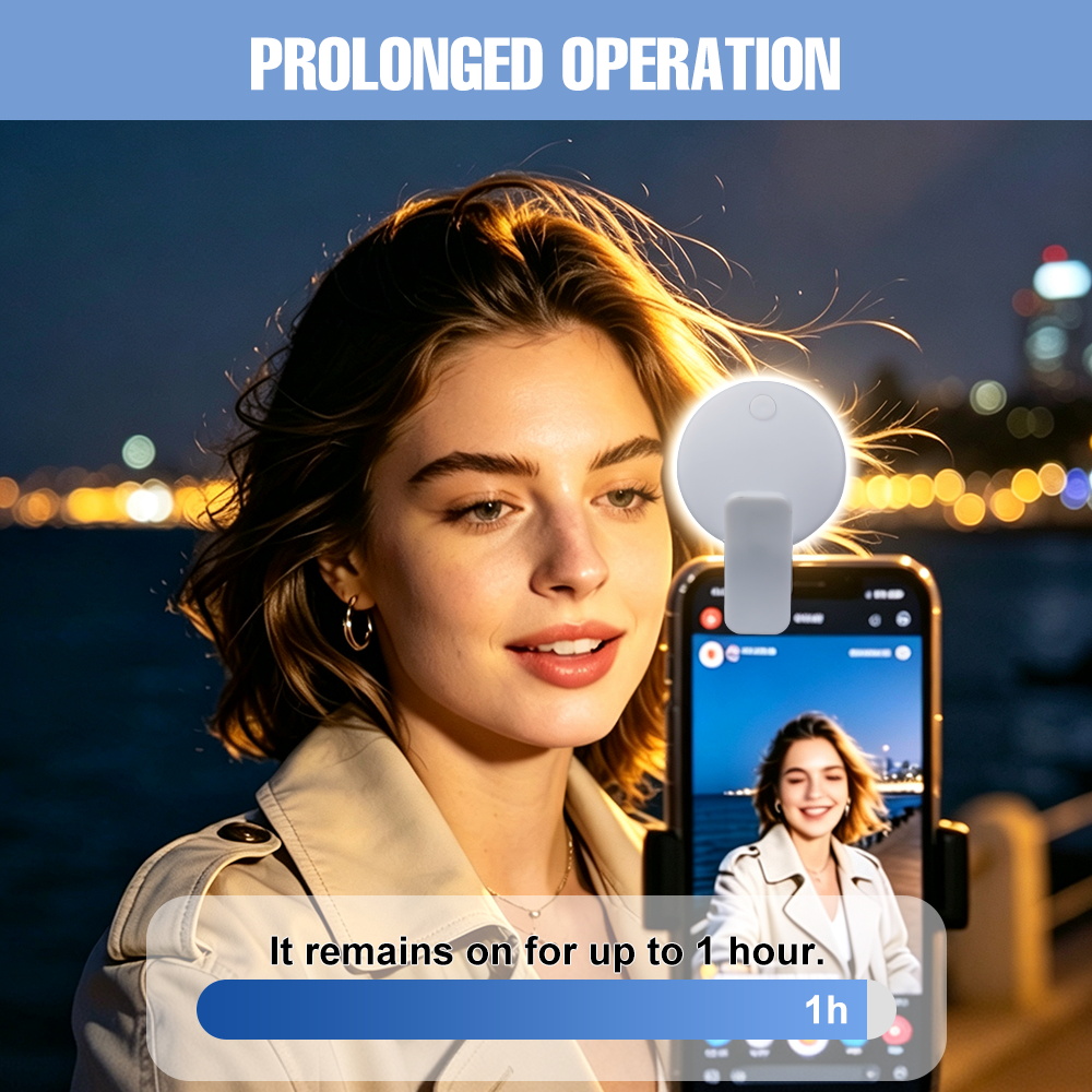Portable Clip On Selfie Fill L - đánh giá và giá Beauty No Makeup